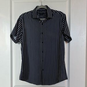 Ricky Singh Denim & Flower Men's Button Down